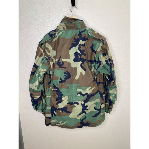 Cold Weather Camouflage Field Coat USA Military Jacket Small Short - Picture 3 of 6
